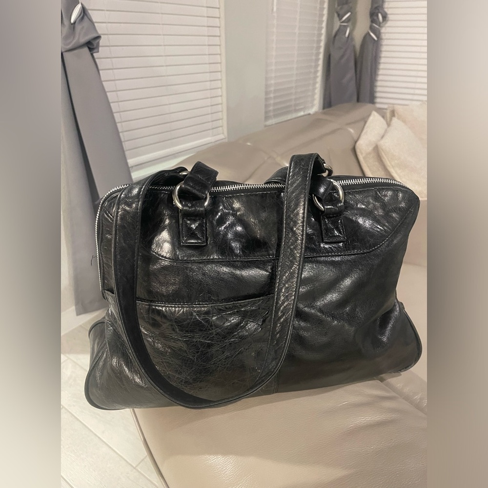 Latico large leather shoulder bag